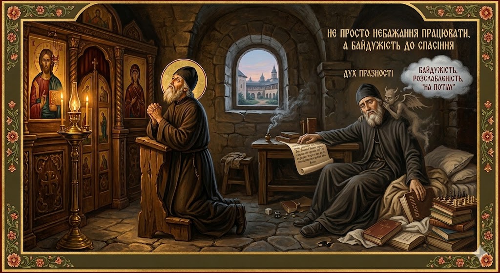 дух празності (лінощів)