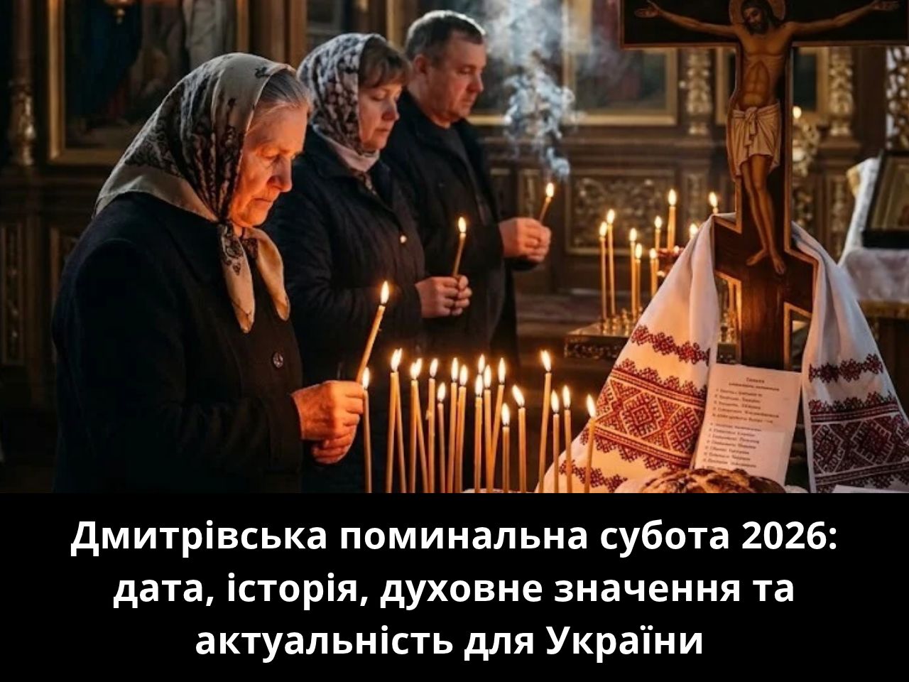 Дмитрівська поминальна субота 2026: дата, історія, духовне значення та актуальність для України