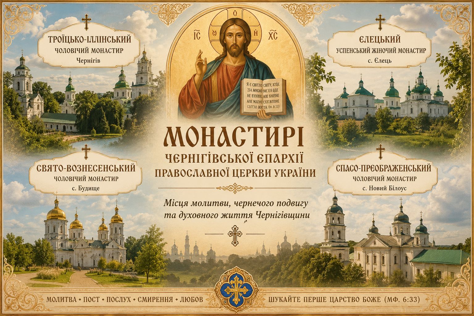 Монастирі Чернігівської єпархії